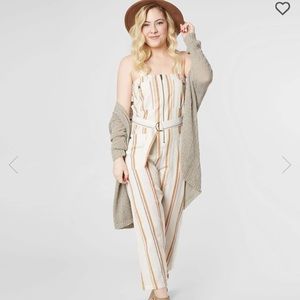 NWT Billabong Light the Night Jumpsuit w/Belt